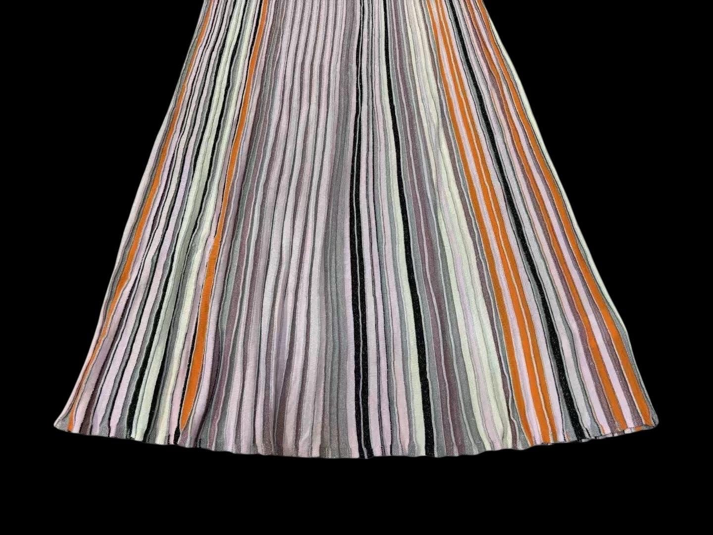 Handmade Italian Viscose Long Dress: Metalic Print Sicilian Style Occasional dress Wedding
