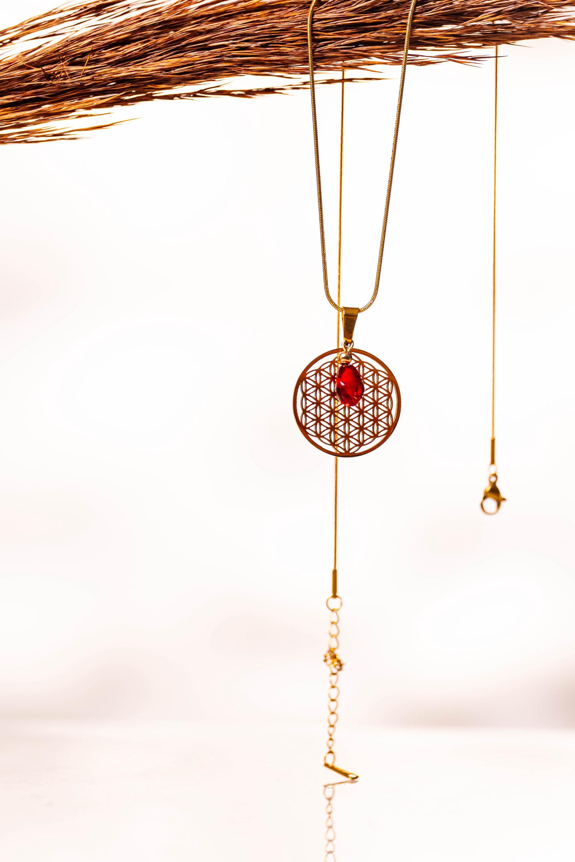 Flower Of Life Necklace, Flower of Life Pendant, Flower Life, Life Flower, Handmade Mandala Necklace, Yoga Necklace, Sacred Geometry Jewelry