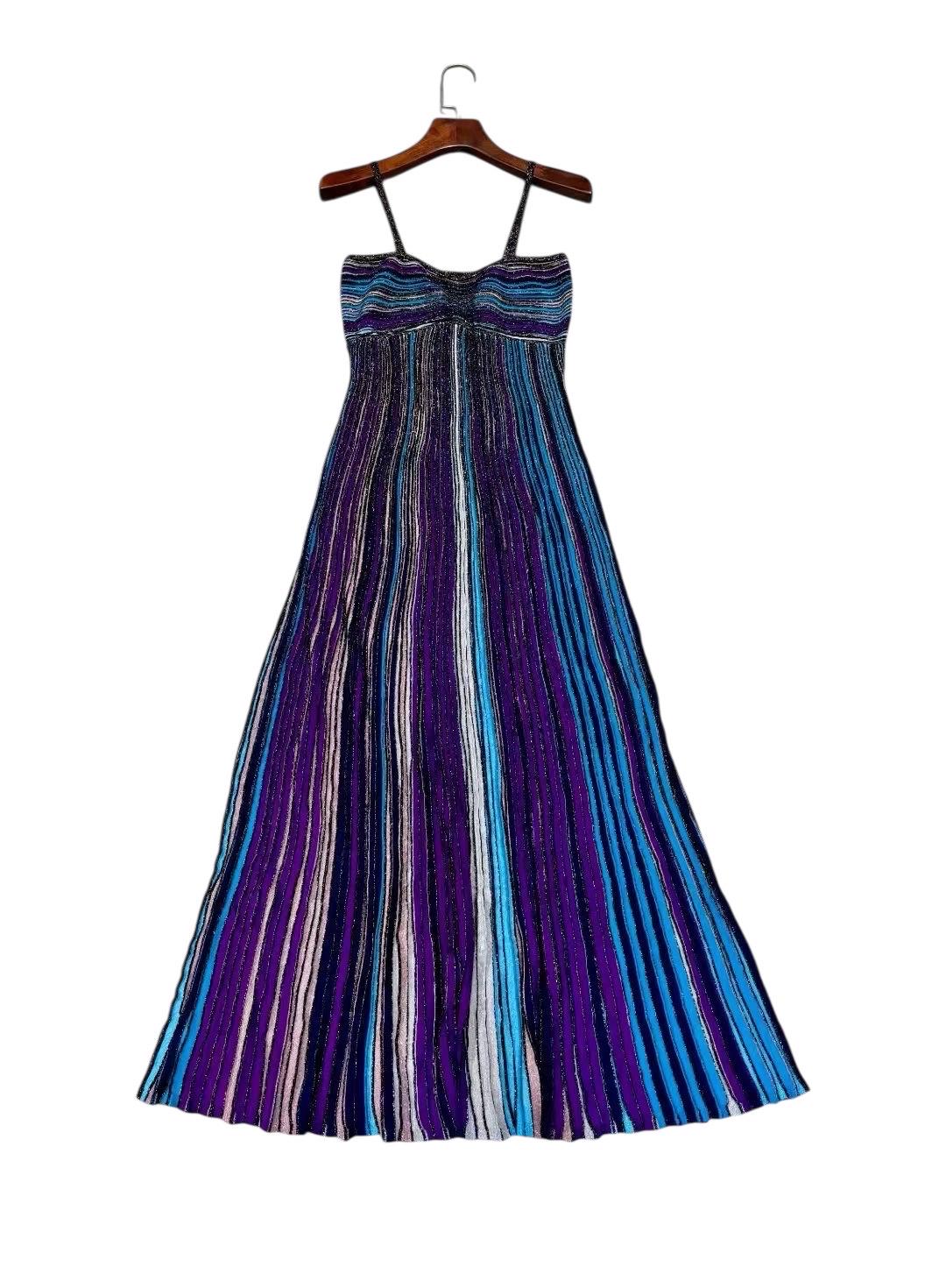 Handmade Italian Viscose Long Dress: Metalic Print Sicilian Style Occasional dress Wedding