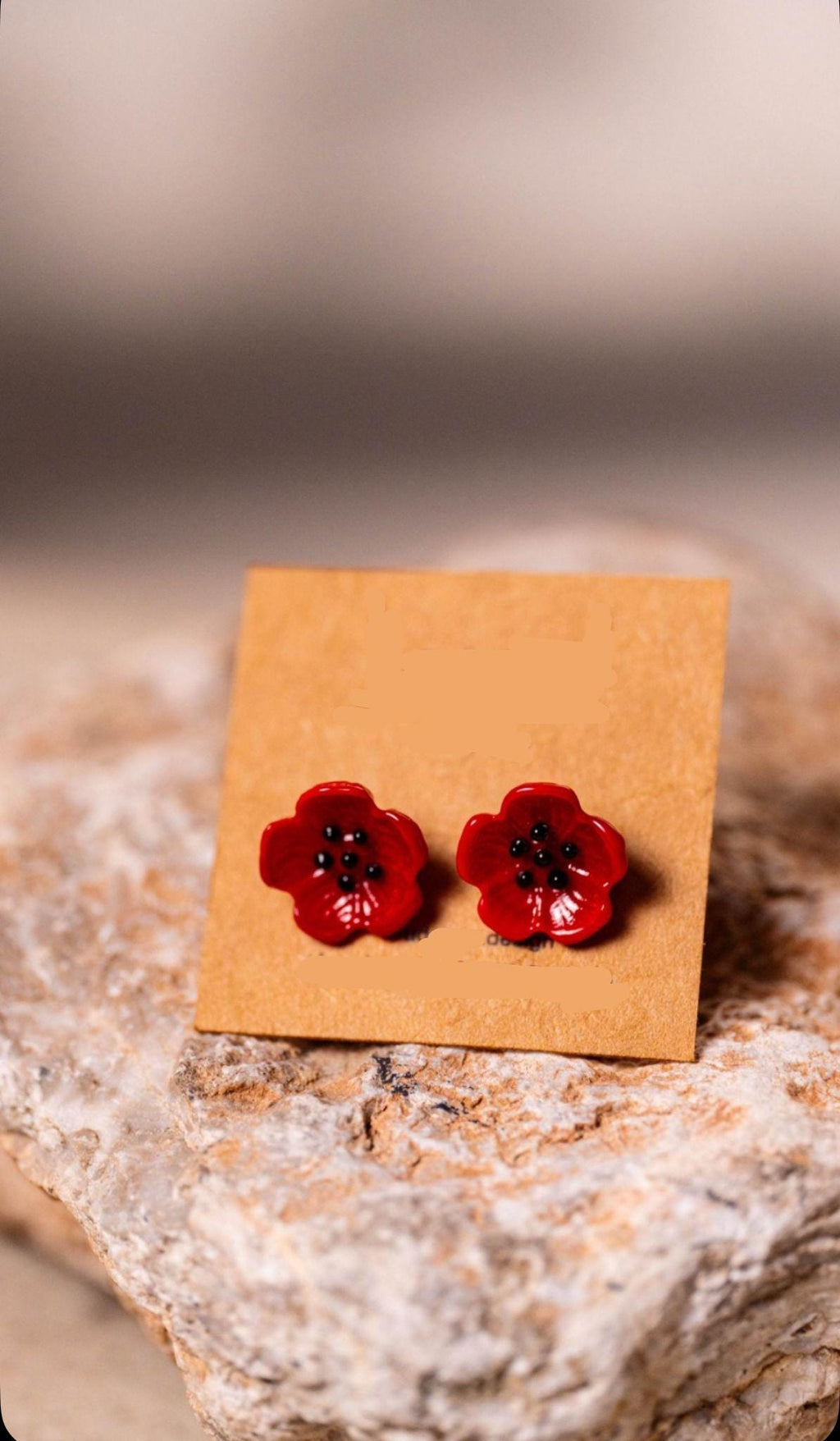 Alpaka German 925 Silver Hand Made Italian Murano Glass Stud Earrings