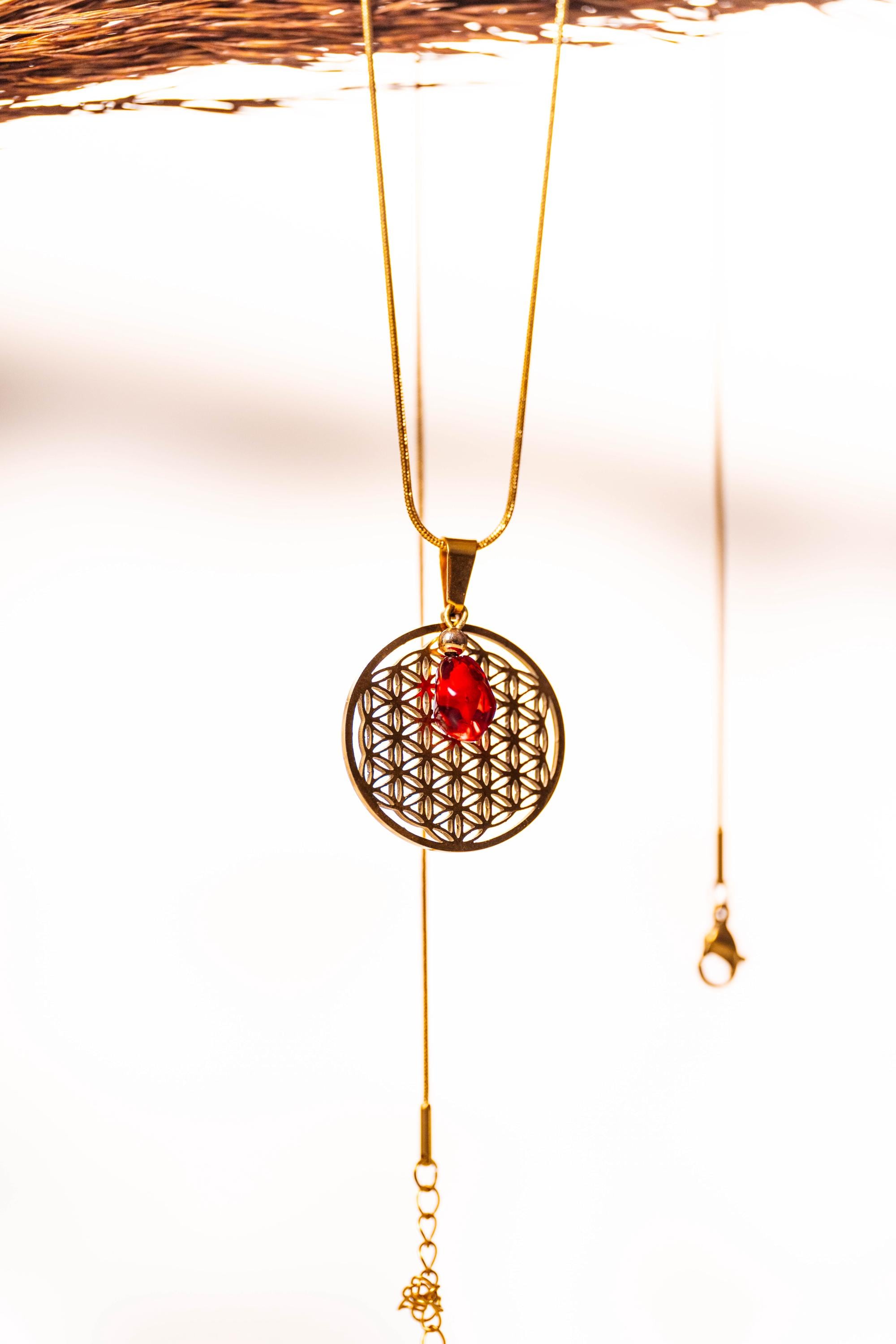 Flower Of Life Necklace, Flower of Life Pendant, Flower Life, Life Flower, Handmade Mandala Necklace, Yoga Necklace, Sacred Geometry Jewelry