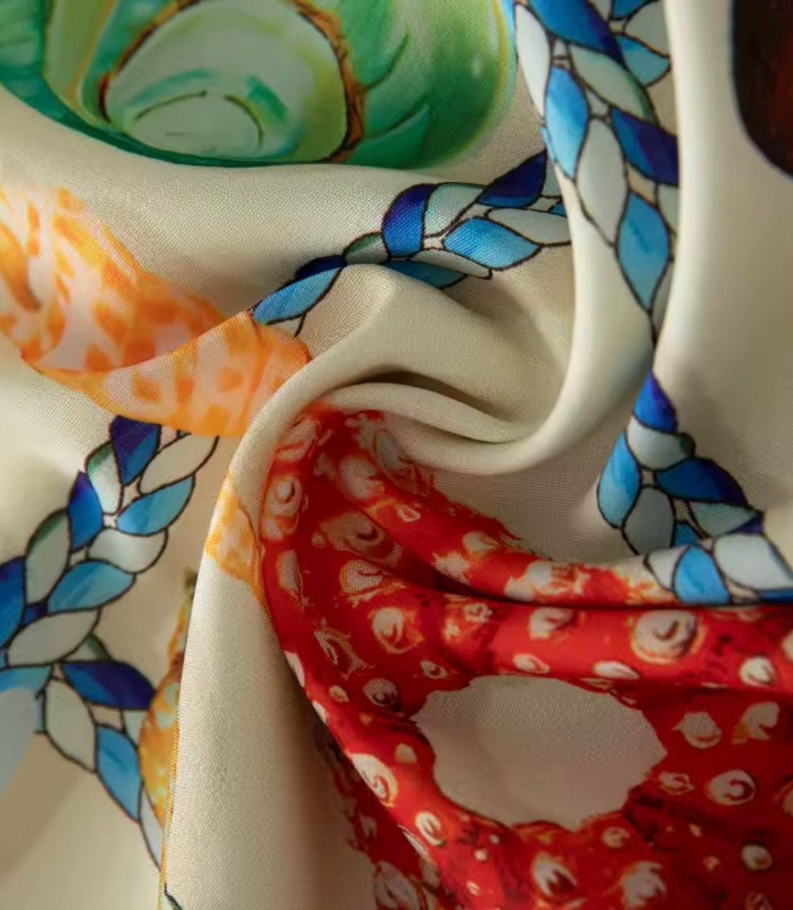 Handmade Italian Cotton Dress: Sicilian Print Summer Sundress