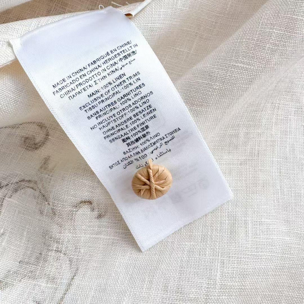 Handmade Italian Linen Midi Dress: Luxury Summer Vacation Dress