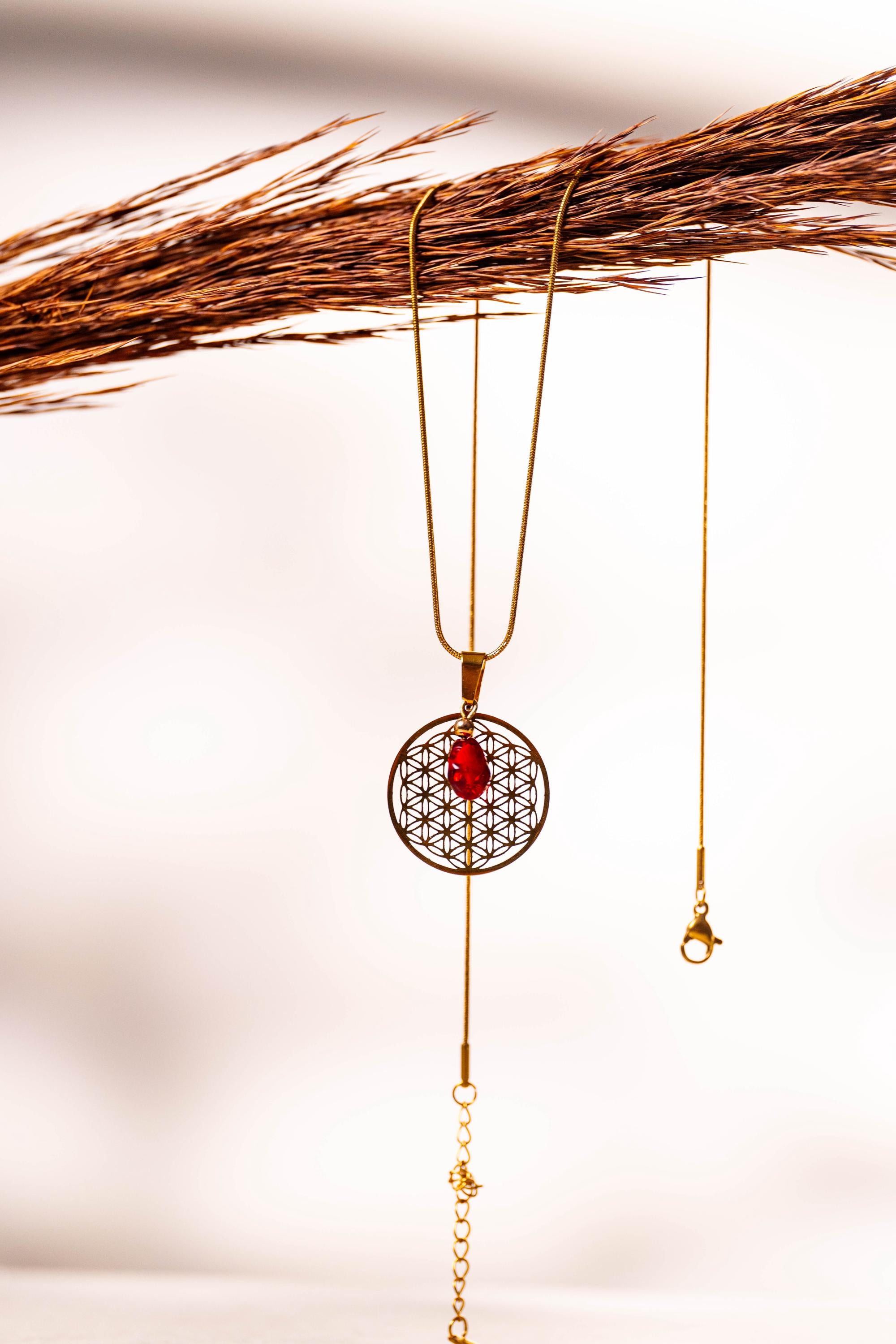 Flower Of Life Necklace, Flower of Life Pendant, Flower Life, Life Flower, Handmade Mandala Necklace, Yoga Necklace, Sacred Geometry Jewelry